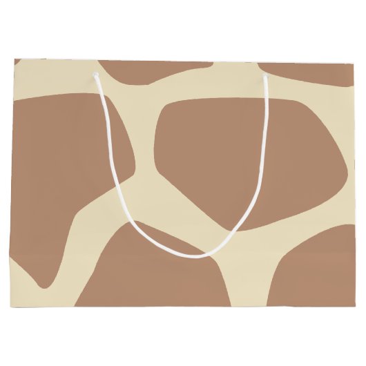 Modern girakepatroon groot cadeauzakje (Achterkant)