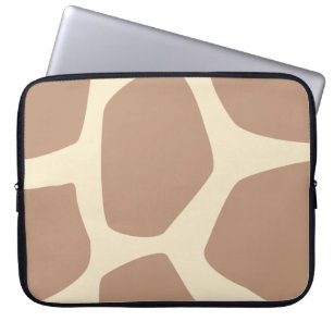 Modern girakepatroon laptop sleeve