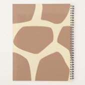 Modern girakepatroon planner (Achterkant)