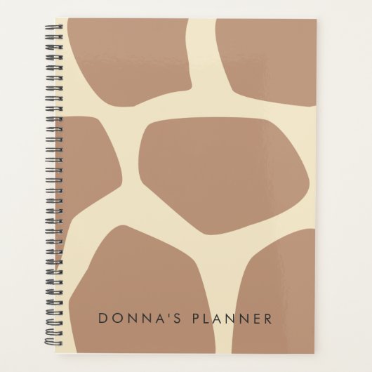 Modern girakepatroon planner (Voorkant)