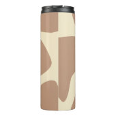 Modern girakepatroon thermosbeker (Achterkant)
