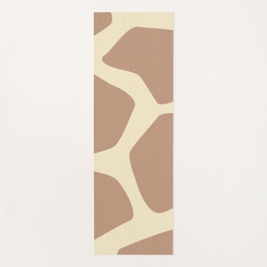 Modern girakepatroon yogamat (Voorkant)