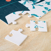 Modern Girl Feminist & GRL PWR Text Vrouw Future Legpuzzel (Zijkant)