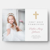 Modern Girl First Community Photo Plaque Fotoplaat (voorkant)