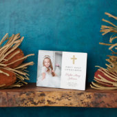 Modern Girl First Community Photo Plaque Fotoplaat (Zijkant)