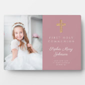 Modern Girl Pink First Community Foto Fotoplaat (voorkant)