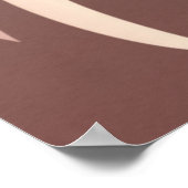 Modern Girl Silhouette, Hair, Makeup Poster (Hoek)