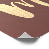 Modern Girl Silhouette, Makeup kunstenaar Poster (Hoek)