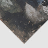 Modern Girl with Cat Urban Decoupage Tissuepapier (Detail)