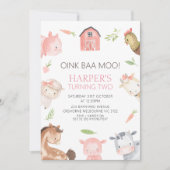 Modern Girls Minimalistisch Boerderij Thémance Kaart (Voorkant)