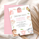 Modern Girls Minimalistisch Boerderij Thémance Kaart<br><div class="desc">Modern Girls Minimalistisch Boerderij Theenmaal Nothday Invitation Cute boerderij, de verjaardagsuitnodiging met een waterverf schuur en een varken, lamsvlees, koe, geit, kip en paard. Deze verjaardagsuitnodiging van het boerderij bevat ook wat bladeren en groente en is een schattige manier om de scène te bepalen voor een boerderij dat het verjaardagsfeest...</div>