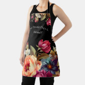 Modern Girly Bloemen All Over Print Schort (Insitu)