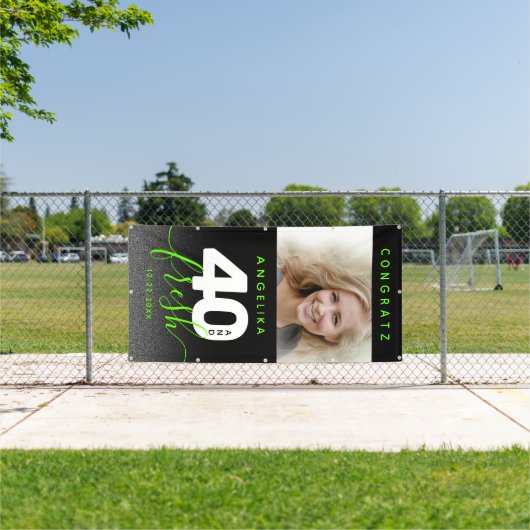 Modern Girly Bright Green 40 en Fresh Spandoek (Insitu)