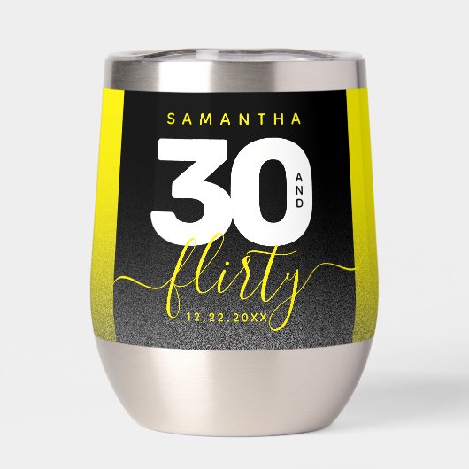 Modern Girly Bright Yellow 30 en Vlirty (Achterkant)