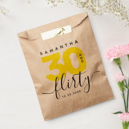 Modern Girly Bright Yellow 30 en Vlirty Bedankzakje