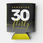 Modern Girly Bright Yellow 30 en Vlirty Blikjeskoeler (Voorkant)