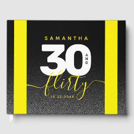Modern Girly Bright Yellow 30 en Vlirty Gastenboek