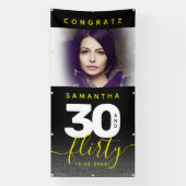 Modern Girly Bright Yellow 30 en Vlirty Spandoek (Verticaal)