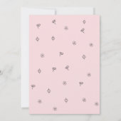 Modern Girly Cheers naar 22 jaar verjaardagsfeest Kaart (Achterkant)