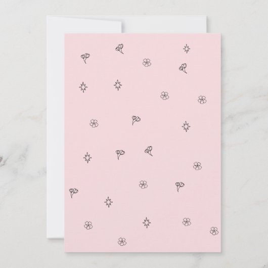 Modern Girly Cheers voor 23 Jaar Verjaardagsfeest Kaart (Achterkant)