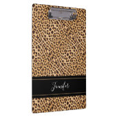 Modern Girly Chic Leopard-printer op maat Klembord (Rechts)