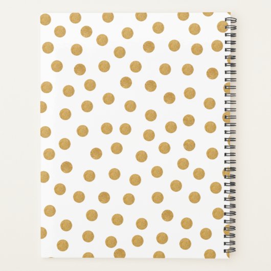Modern Girly Chic Planner (Achterkant)