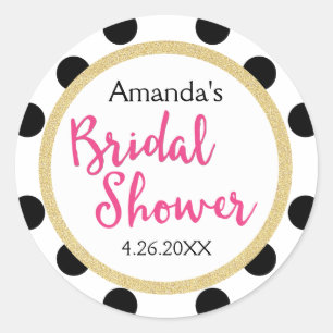 Modern Girly Chic Vrijgezellenfeest Ronde Sticker