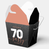 Modern Girly Copper 70 en Sassy Bedankdoosjes (Geopend)