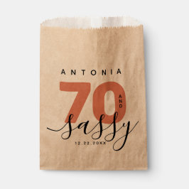 Modern Girly Copper 70 en Sassy Bedankzakje