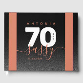 Modern Girly Copper 70 en Sassy Gastenboek (Voorkant)