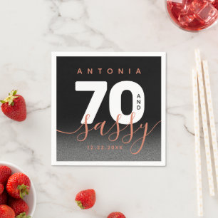 Modern Girly Copper 70 en Sassy Servet