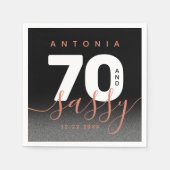 Modern Girly Copper 70 en Sassy Servet (Voorkant)