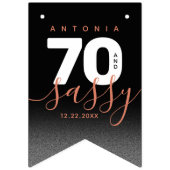 Modern Girly Copper 70 en Sassy Vlaggetjes (Eerste vlag)