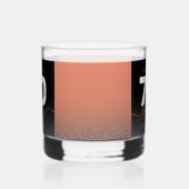 Modern Girly Copper Glitter 70 en Sassy Whisky Glas (Links)