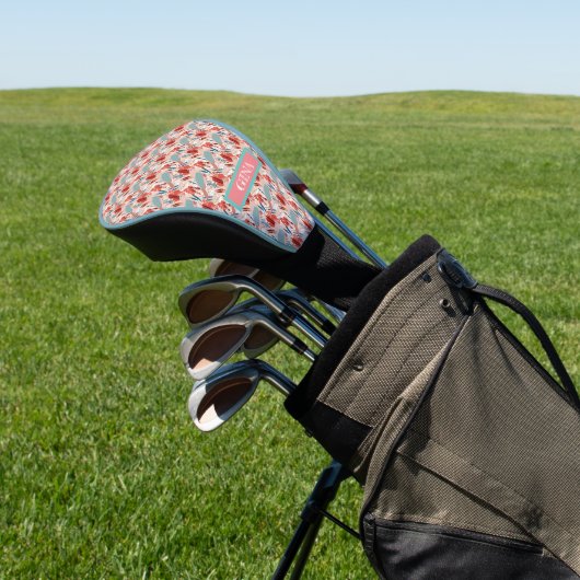 Modern Girly Cute Personalized Golfheadcover (Insitu)