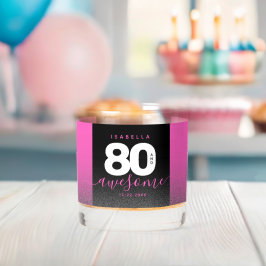 Modern Girly Hot Pink 80 en Geweldige Whisky Glas