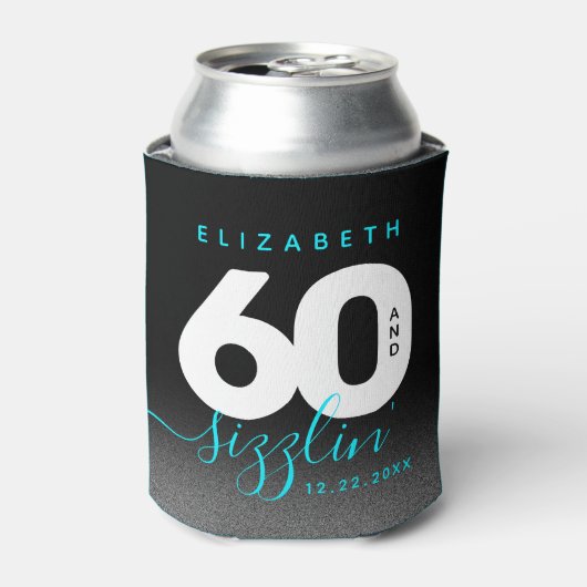 Modern Girly Ice Blue 60 en Sizzling Blikjeskoeler (Blikje Voorkant)