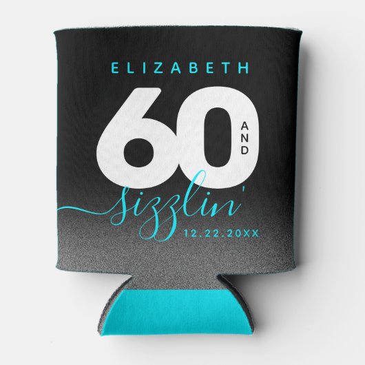 Modern Girly Ice Blue 60 en Sizzling Blikjeskoeler (Voorkant)