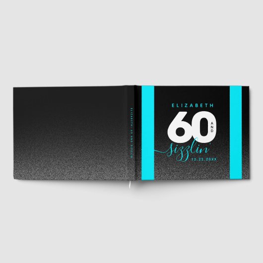 Modern Girly Ice Blue 60 en Sizzling Gastenboek (Volledig)