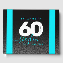 Modern Girly Ice Blue 60 en Sizzling Gastenboek