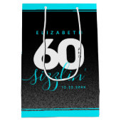 Modern Girly Ice Blue 60 en Sizzling Medium Cadeauzakje (Achterkant)