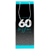 Modern Girly Ice Blue 60 en Sizzling Wijn Cadeautas (Achterkant)