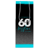 Modern Girly Ice Blue 60 en Sizzling Wijn Cadeautas (Voorkant)