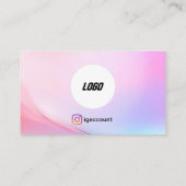 Modern Girly Lashes Brows Lash Tech Visitekaartje (Achterkant)