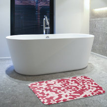 Modern Girly Magenta Roze Geometric