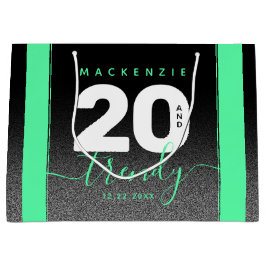 Modern Girly Mint Green 20 en Trendy Groot Cadeauzakje