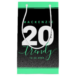 Modern Girly Mint Green 20 en Trendy Klein Cadeauzakje