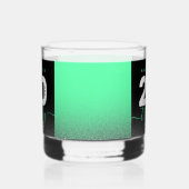 Modern Girly Mint Green 20 en Trendy Whisky Glas (Links)