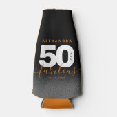 Modern Girly Oranje 50 en Fabulous Flesjeskoeler (Voorkant)