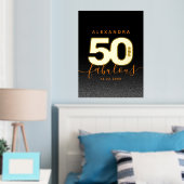 Modern Girly Oranje 50 en Fabulous Folie Afdrukken (Insitu (Slaapkamer))